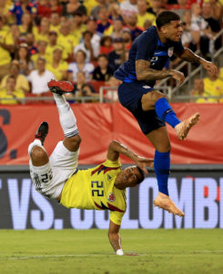 Jeison Murillo es un referente en la zona defensiva de la selección de Colombia. Foto Getty