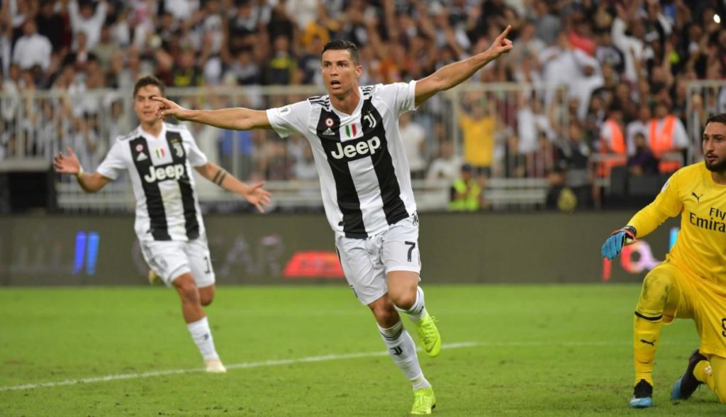 Cristiano Ronaldo fue el héroe al anotar el único gol del partido. Foto EFE
