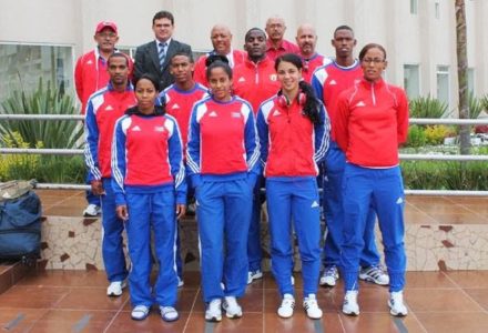 La Selección de Cuba de Taekwondo. Foto FENATH