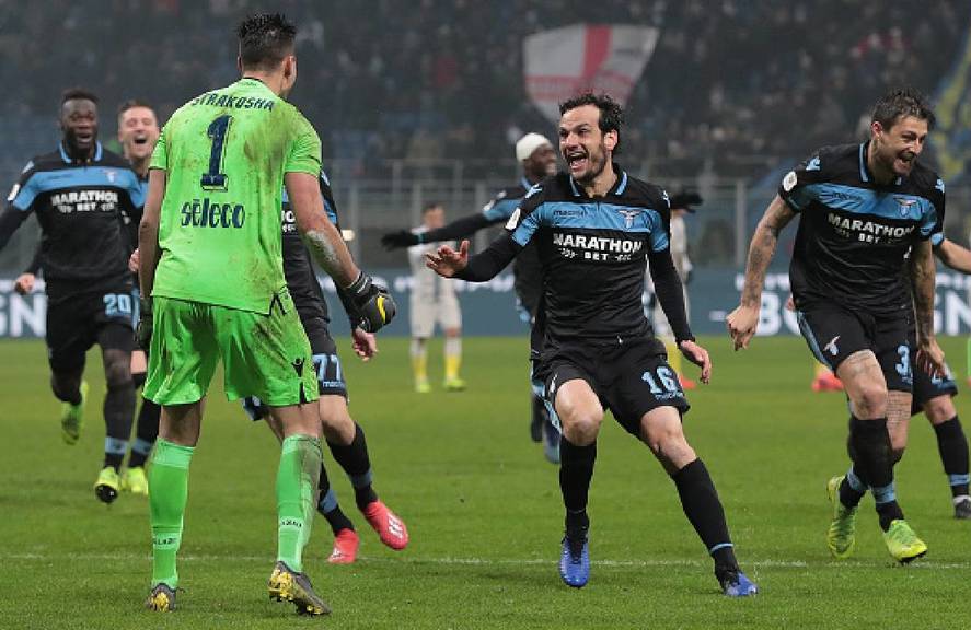 Lazio gana el Inter y completa las semifinales de Coppa Italia