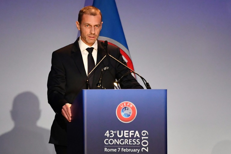Ceferin reelegido en UEFA por cuatro años más, afronta varios desafíos