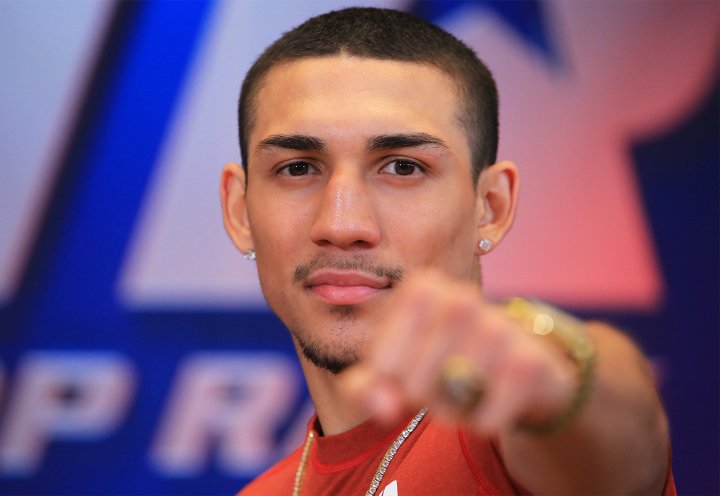 Teófimo López espera ganar la 12 mañana en Frisco. Foto BoxingScene.com
