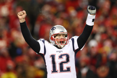 Tom Brady y los Patriotas consiguen su anillo seis de la NFL. Foto Getty