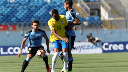 Uruguay se bajó a Brasil. Foto EFE