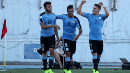 Uruguay líder del hexagonal Sub20 de Conmebol. Foto EFE