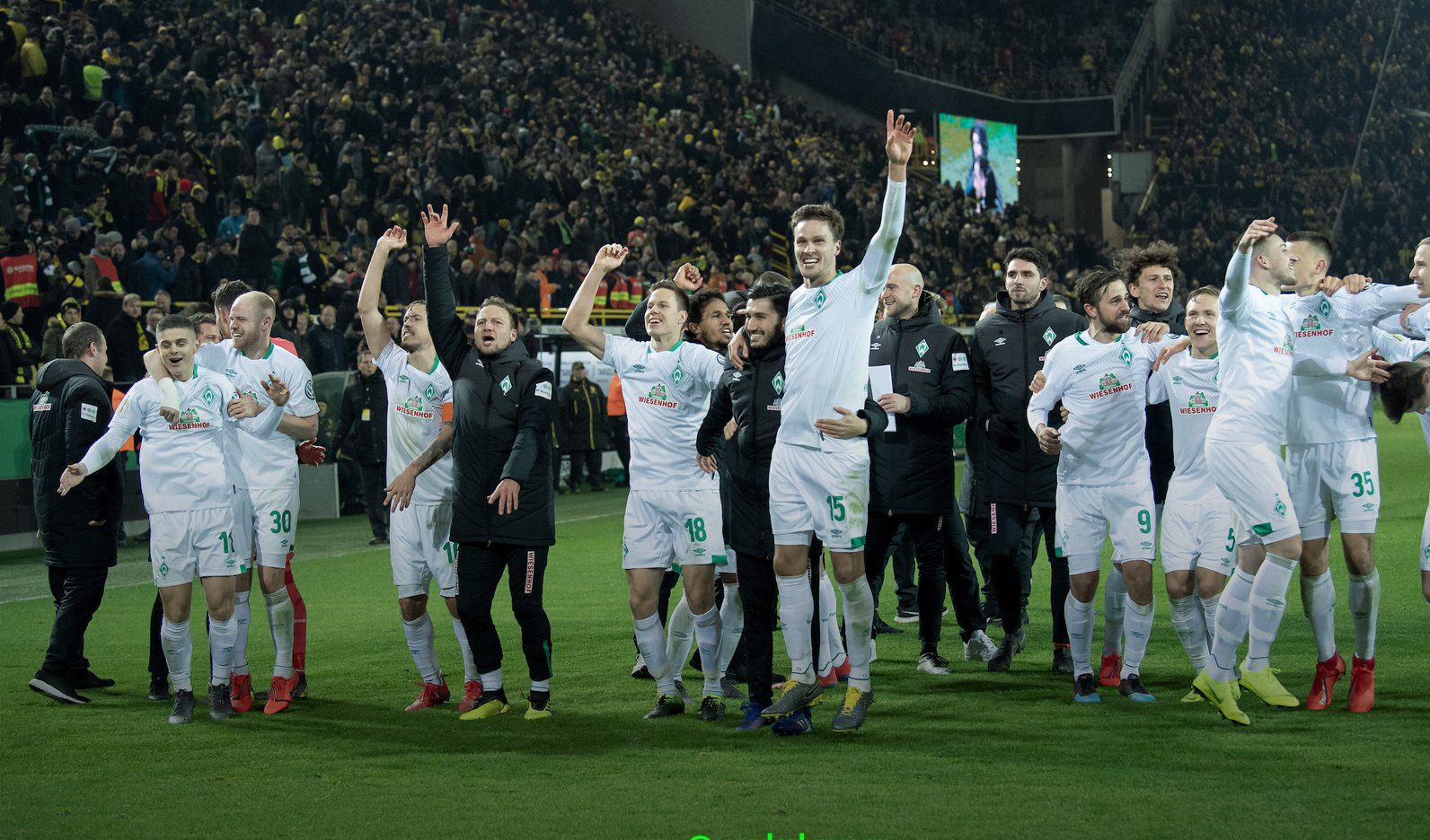 Partidazo en la Copa de Alemania: Werder elimina a Dortmund