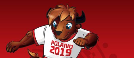 Wisent Grzywek, la mascota del Mundial de Polonia 2019. 