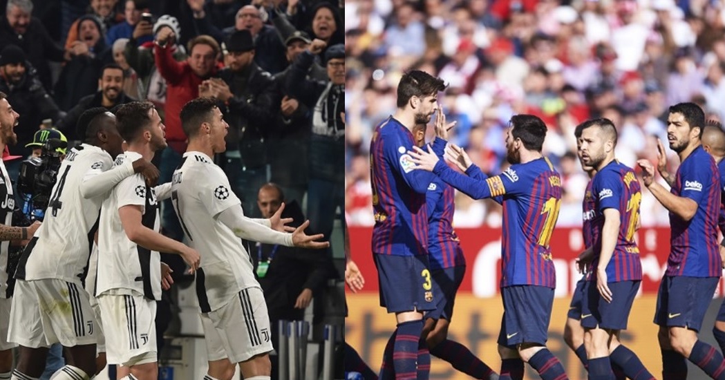 El Barça de Messi y la Juve de Ronaldo, los "evitables" Champions