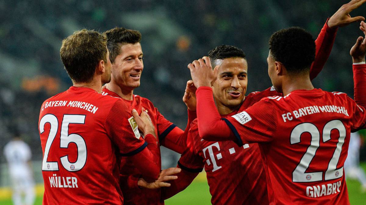 Bayern ya cazó la cima de la Bundesliga junto al Dortmund que perdió