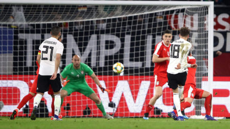 Leon Goretzka empató el juego para Alemania