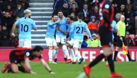 Manchester City venció 1-0 a Bournemouth por la Premier League.