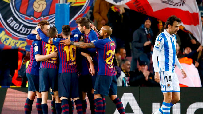 Barcelona da un paso hacia el título tras victoria contra Real Sociedad