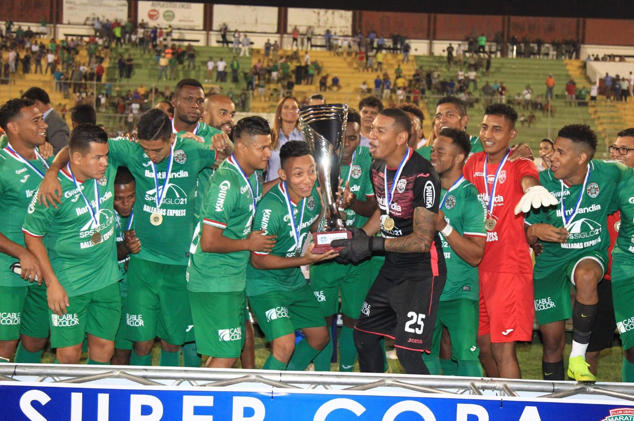 Marathón consagra Súpercopa de Honduras con Denovan Torres enorme