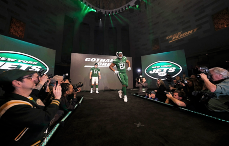 Jets presentó nuevo uniforme para su próxima temporada de la NFL. Foto NFL