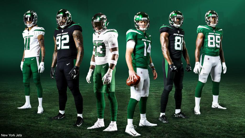 Jets de Nueva York presenta uniformes color Gotham Green