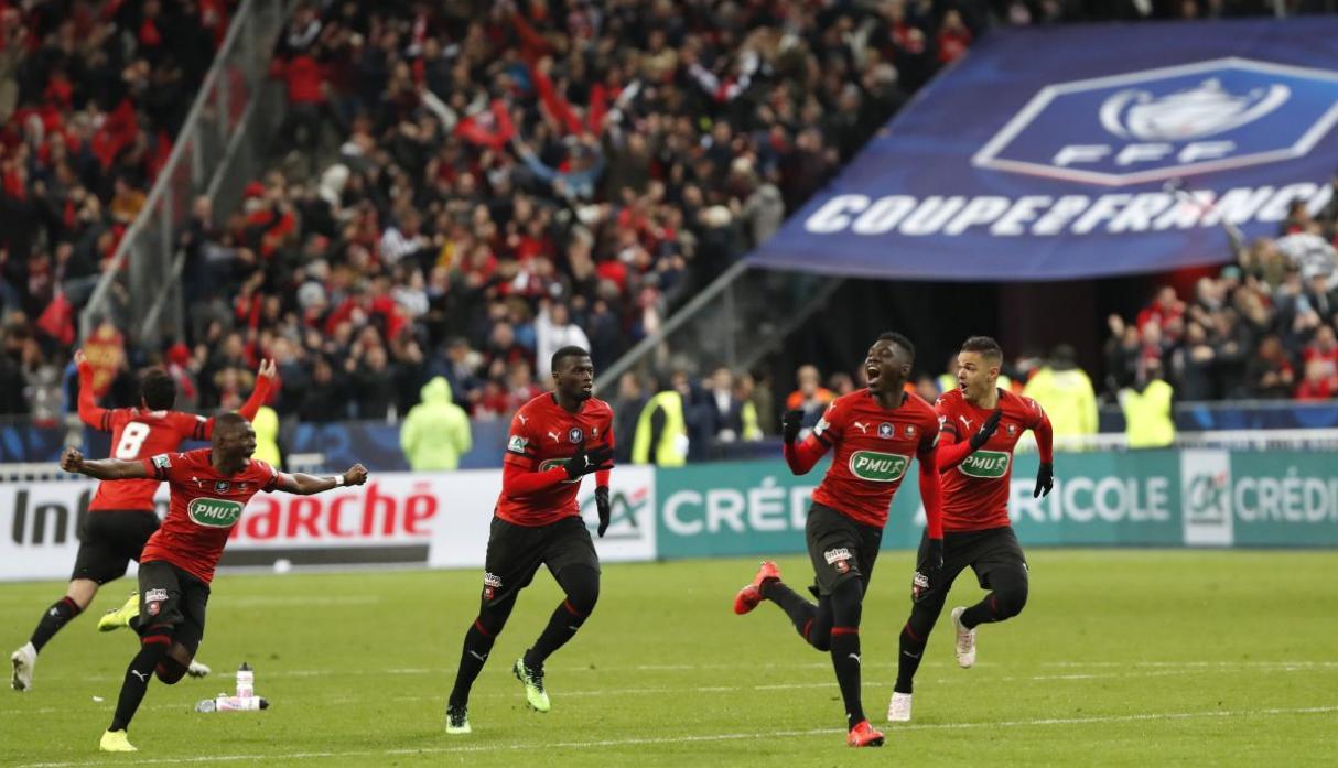 Rennes da la sorpresa al vencer al PSG y gana la Copa de Francia