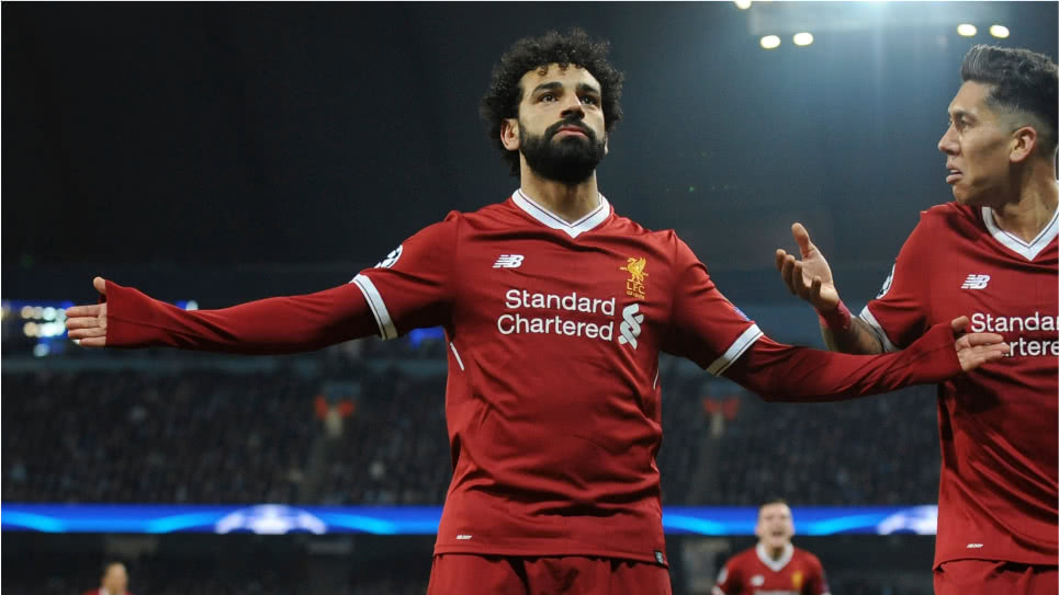 Salah buscará firmar otra noche mágica en Champions. Foto AFP