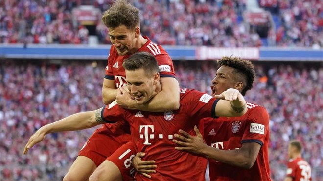 Sule hizo el gol del triunfo del Bayern. Foto AFP