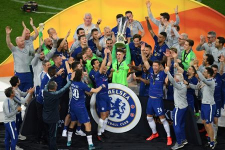 Hazard salió campeón con el Chelsea en la Europa League. Foto Getty
