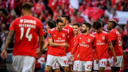 El Benfica volvió a campeonar en Portugal. Foto AFP