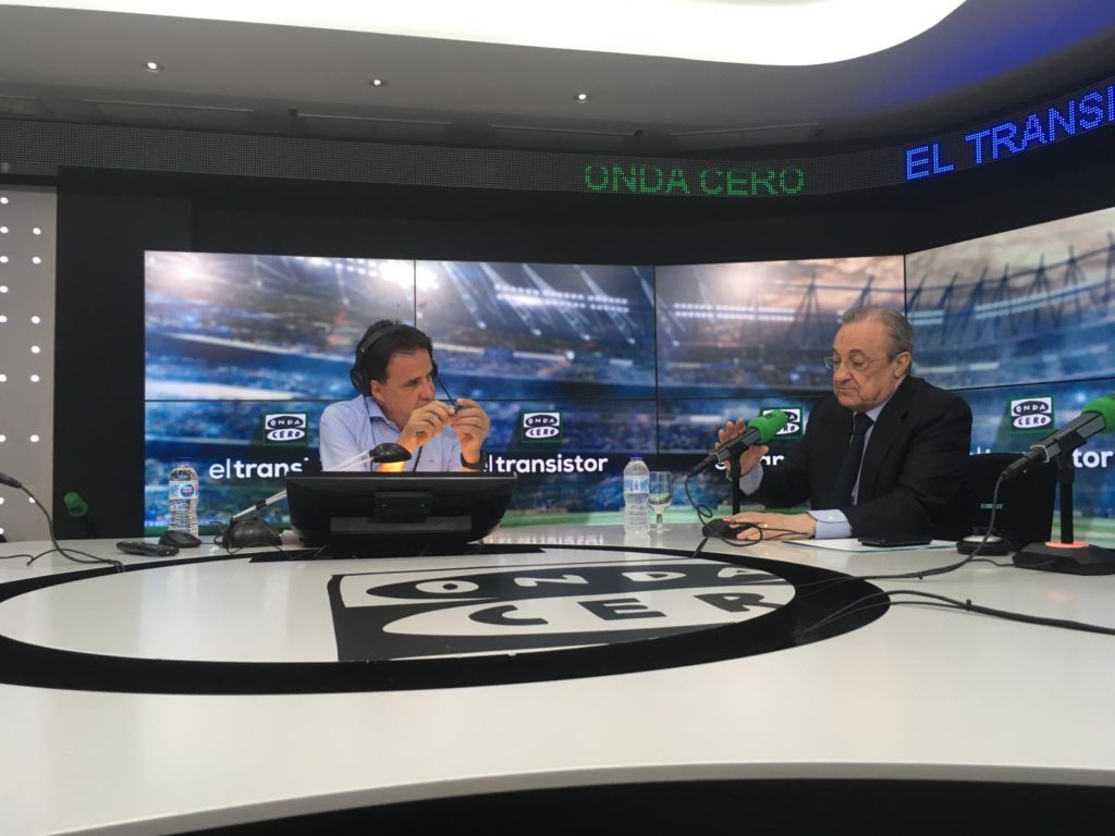 Florentino Pérez habló de todo en relación al Real Madrid. Foto El Transistor