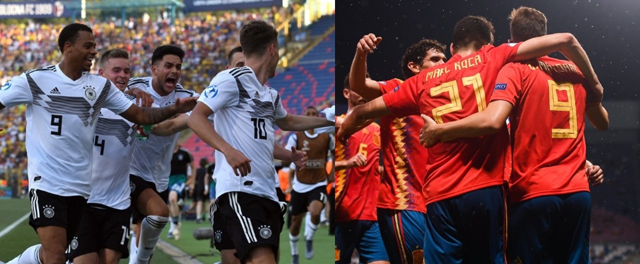 Alemania vs. España la final del Europeo Sub21 de la UEFA