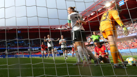 Gol de Alemania que liquidó el juego a su favor. Foto Getty