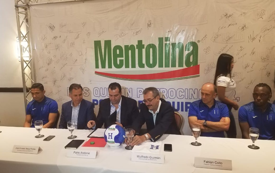 Mentolina, nuevo patrocinador de la Selección de Honduras