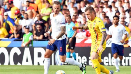 Rumania goleó a Inglaterra y es la gran sorpresa de la Euro Sub21. Foto