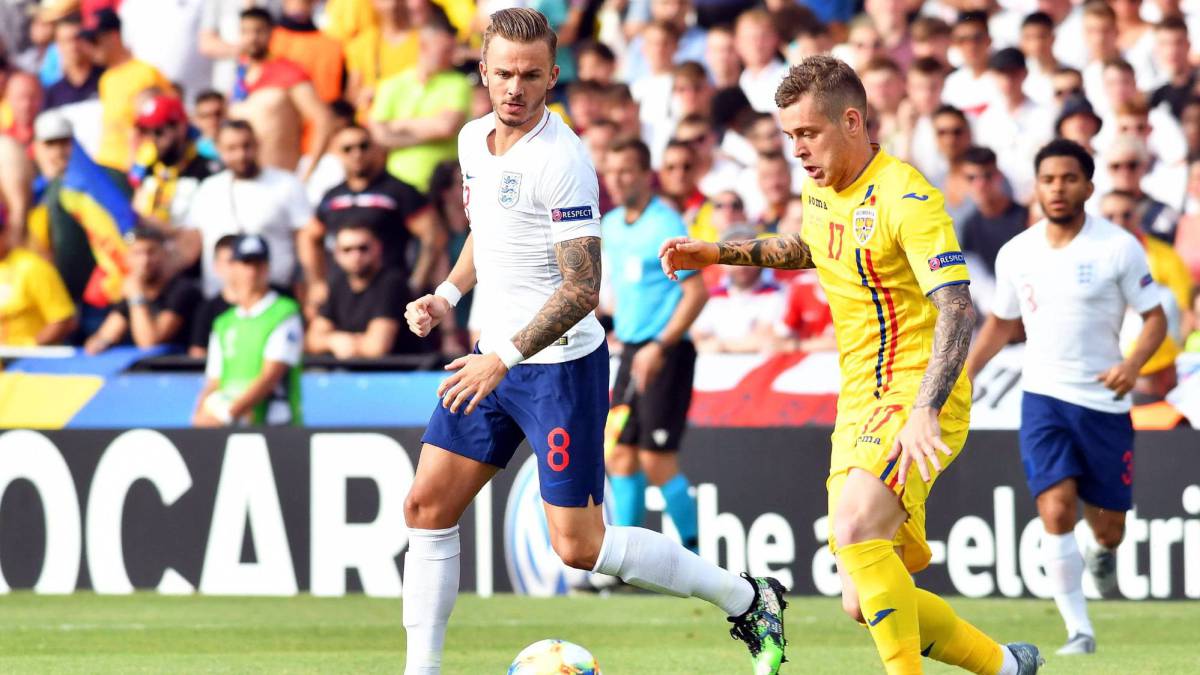 Euro Sub21: Rumania golea a Inglaterra y Francia apenas vence a Croacia