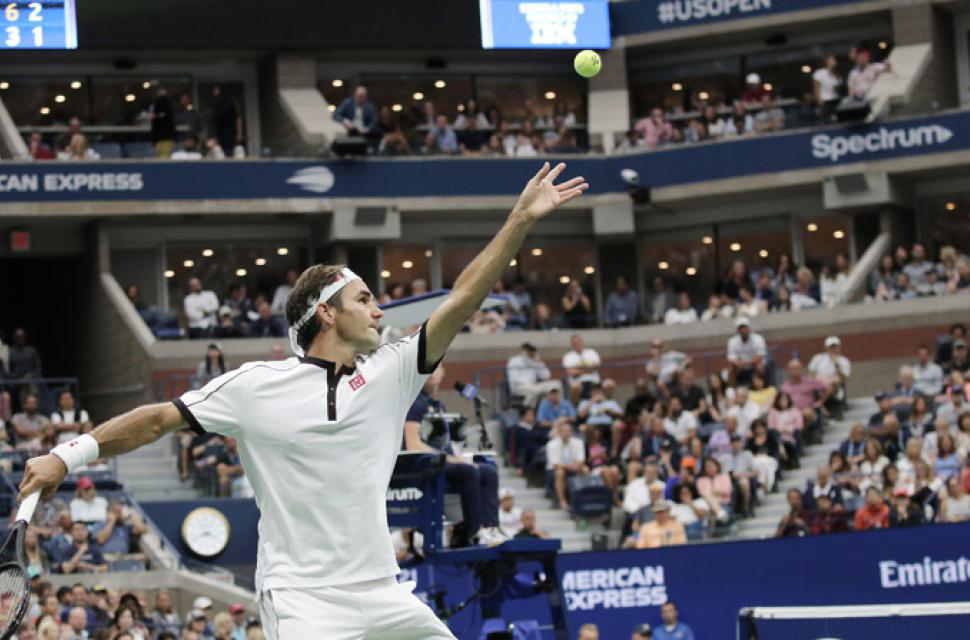 US Open: Federer pasa a tercera ronda, Svitolina saca a Venus