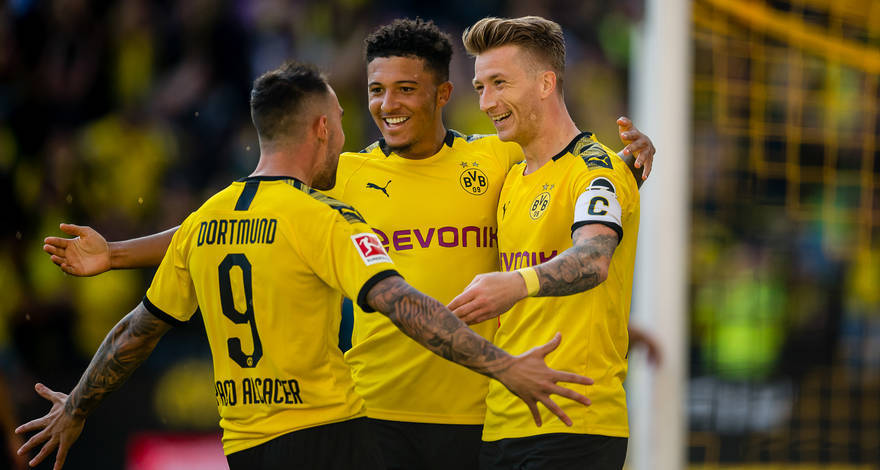 Dortmund una máquina de goles mientras Bayern y Leipzig empatan