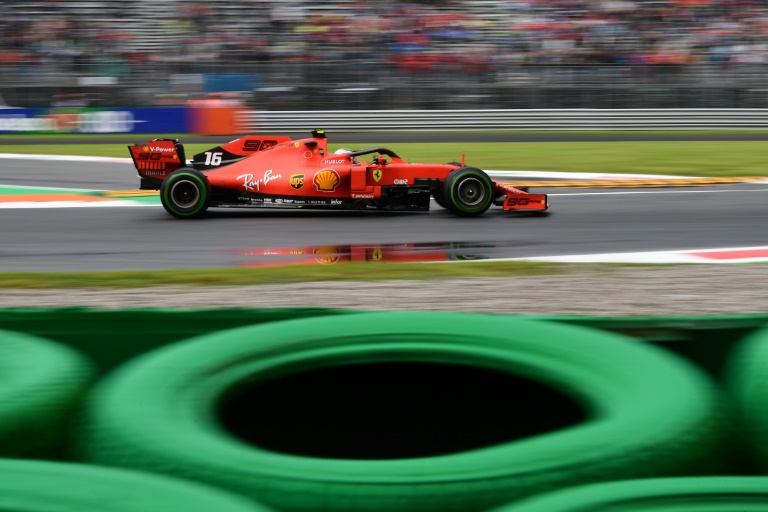 Leclerc, el más rápido en los primeros libres de Monza