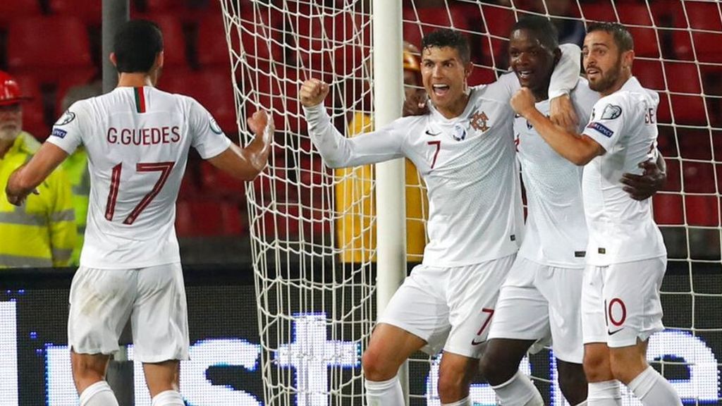 Portugal con CR haciendo historia, y Francia, golean rumbo a la Euro 2020