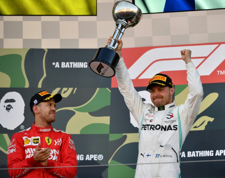 Mercedes campeón de constructores y Bottas conquista Japón