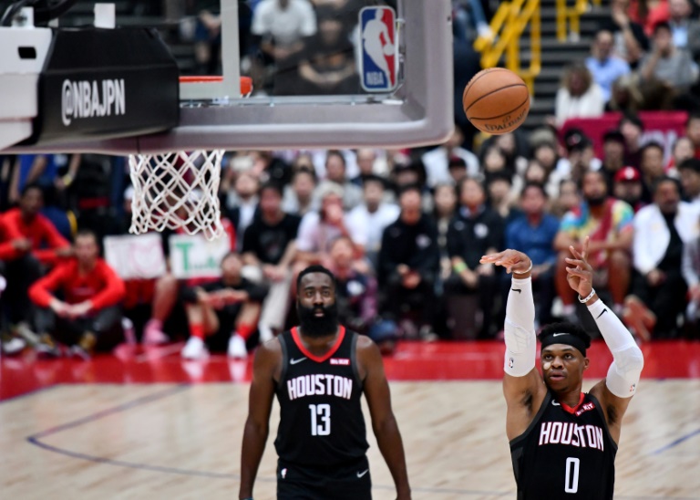 NBA: la dupla de Harden y Westbrook sigue imparable