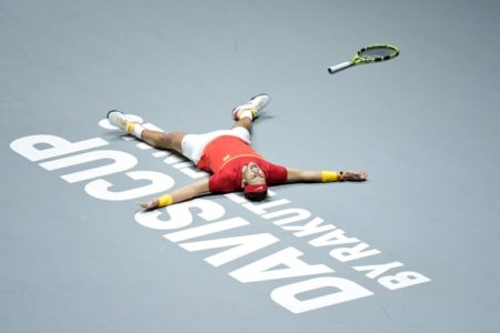 Rafael Nadal guió a España para obtener otra Copa Davis. Foto AFP