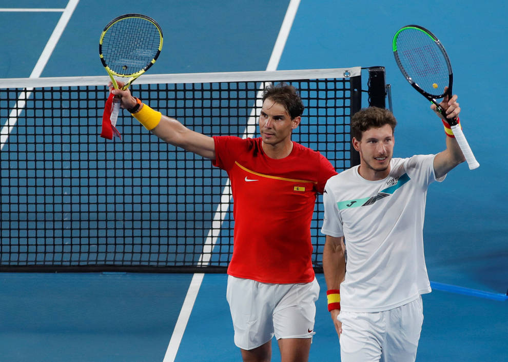 ATP Cup: Nadal y Carreño ganan en dobles y España logra semifinales