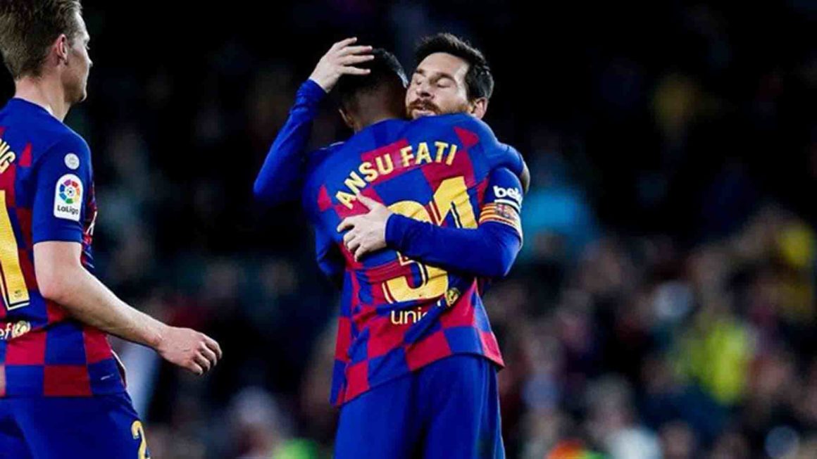 Ansu Fati y Messi evitan una escapada del Real Madrid
