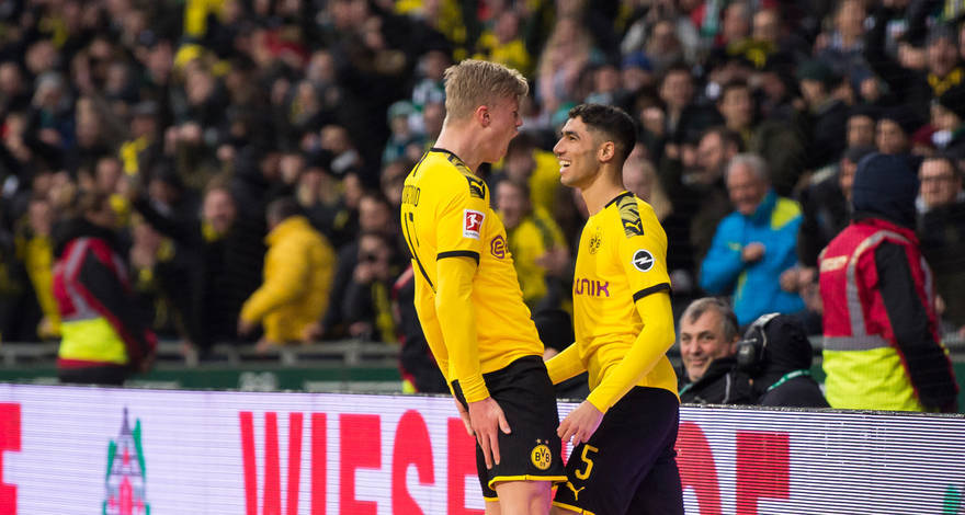 Dortmund y Haaland insaciables siguen a la caza del Bayern