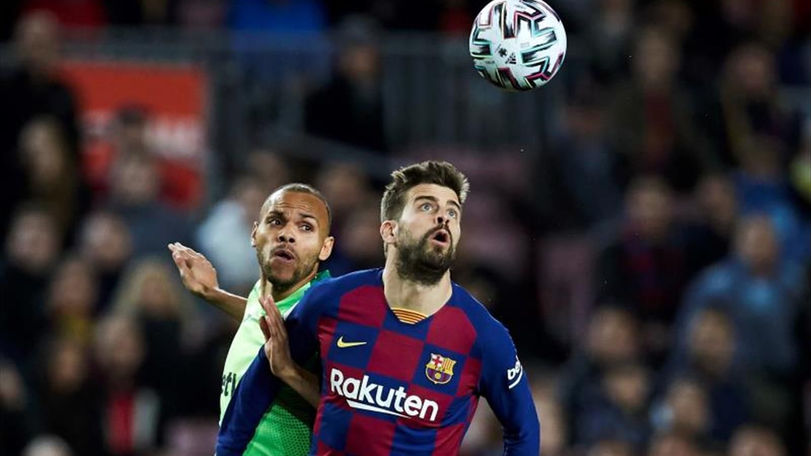 El Barcelona prepara partido contra Eibar a la espera de Braithwaite