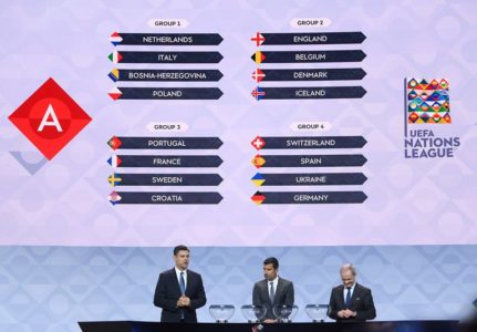 Alemania, España, Suiza y Ucrania, grupo de la muerte de la Nations League
