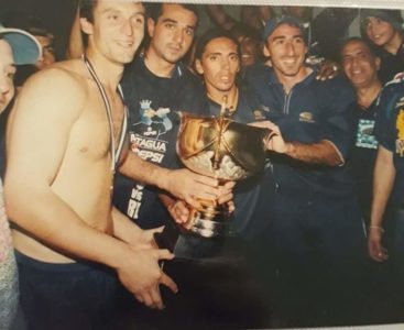 Con el FC Motagua logró un campeonato también, forjó una gran amistad con Mauricio Pacini, su compatriota. Foto M.V