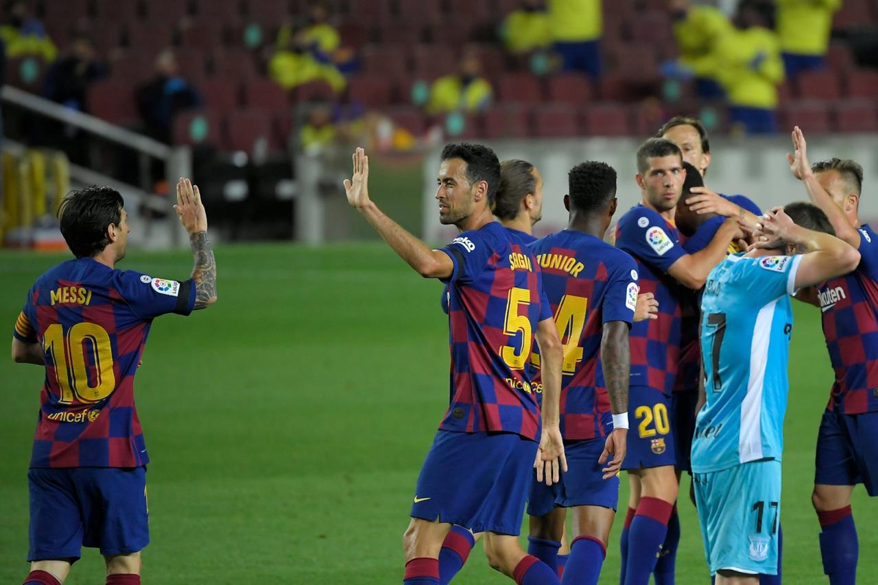 Barcelona ganó 2-0 ante Leganés. Foto Cortesía