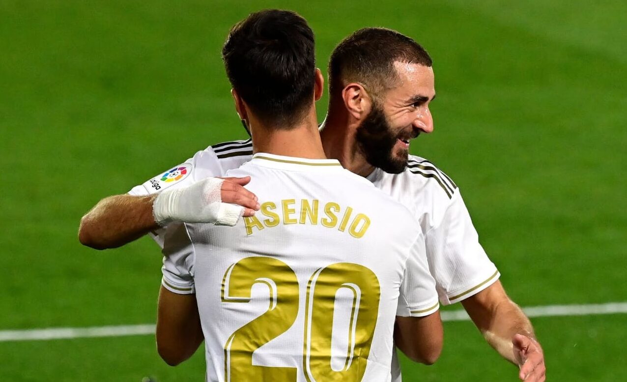 Benzema y Asensio. Foto Agencias