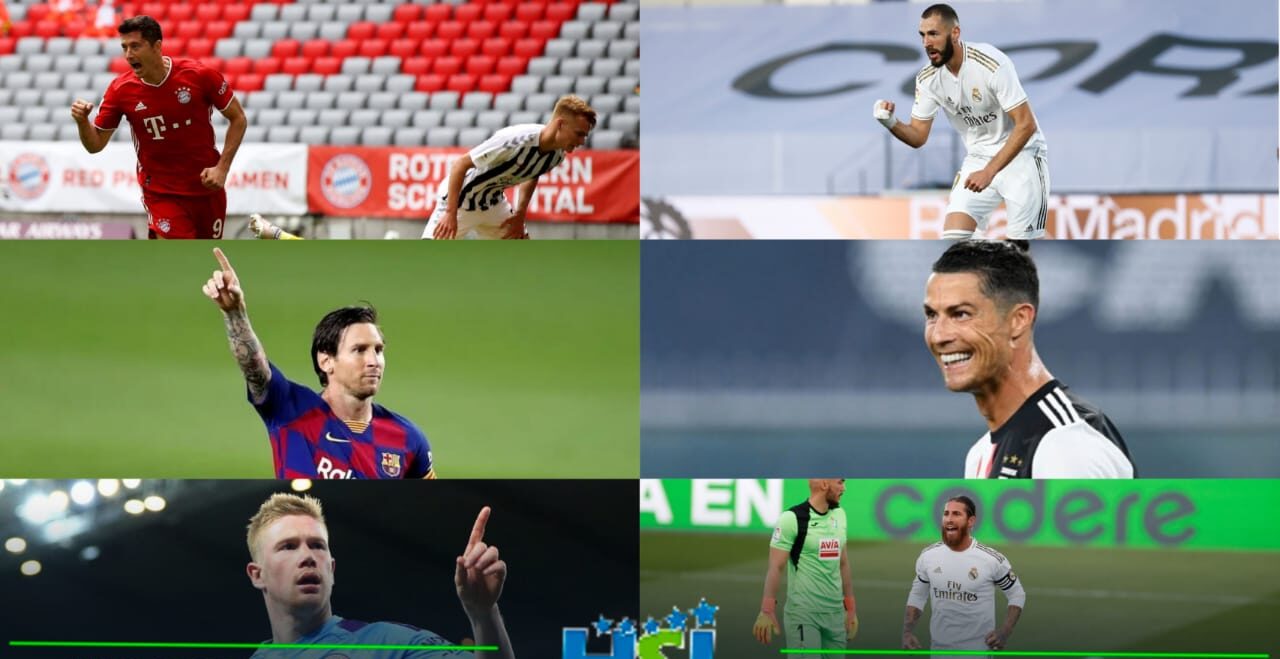 Lewandowski, Benzema, Ramos, Messi y Cristiano sin Balón de Oro