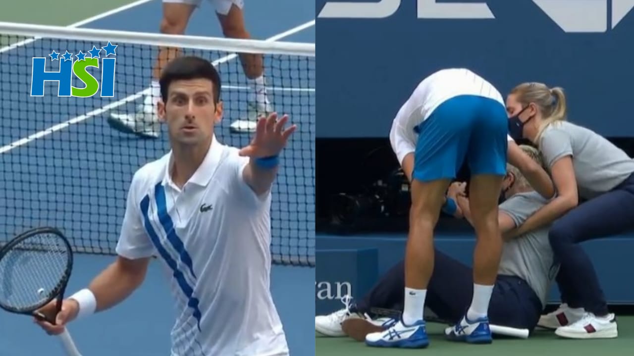 Novak Djokovic sufre rara eliminación en el Us Open. Foto ESPN