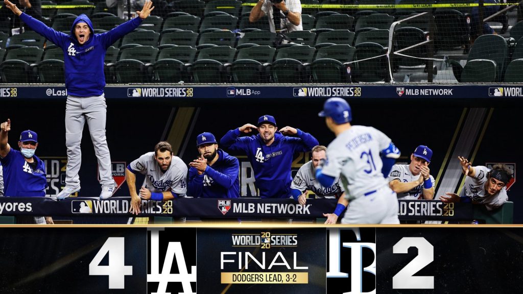 Los Dodgers a un paso del campeonato de la Serie Mundial