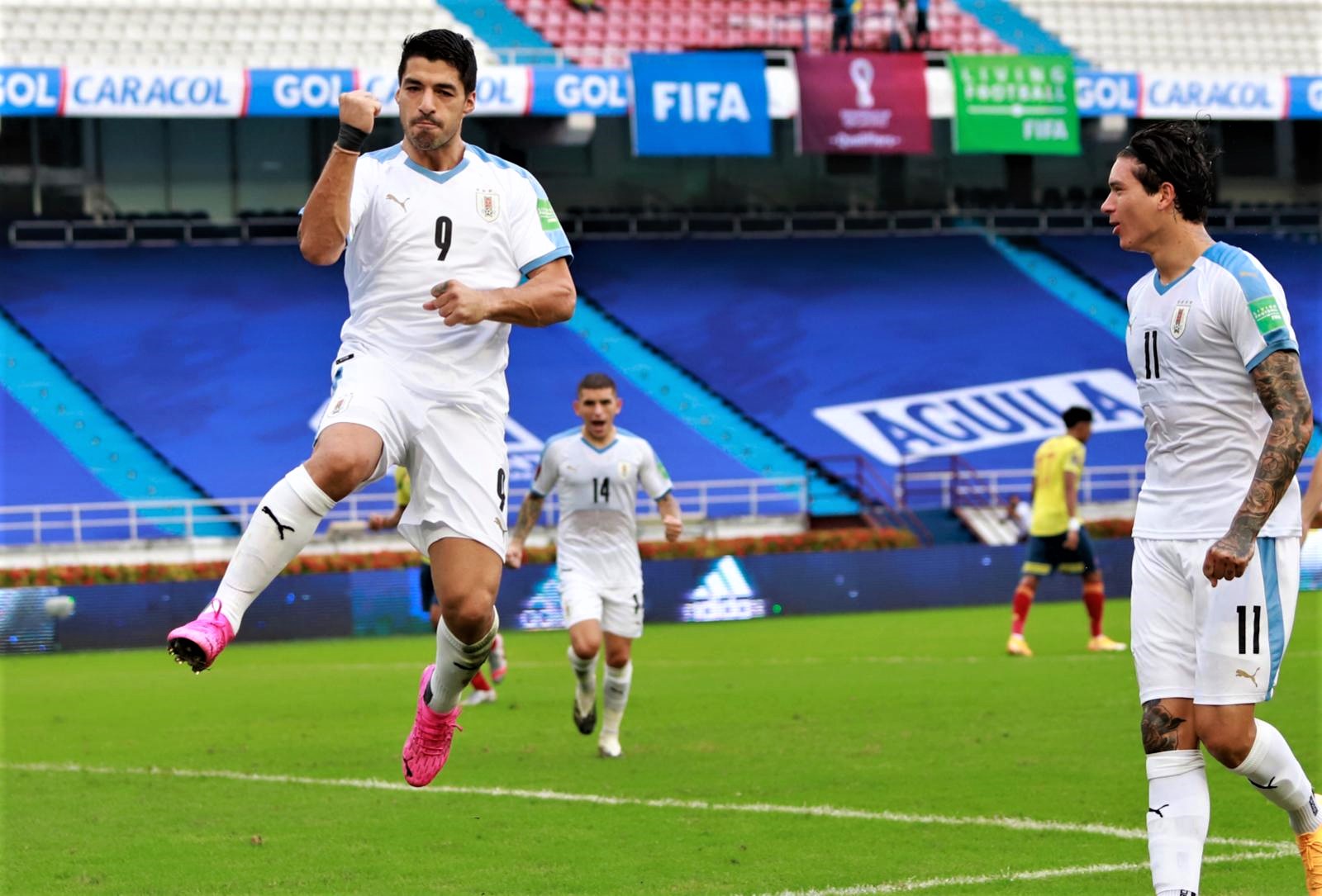 Luis Suárez llegó a 63 goles con Uruguay. Foto Selección Uruguaya