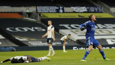 El Tottenham de Mourinho se cae y cede terreno ante el Leicester City